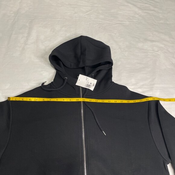 Forever 21 Unisex Black Full Zip Hoodie – Fits Men & Women – Size M – NWT - Picture 4 of 8